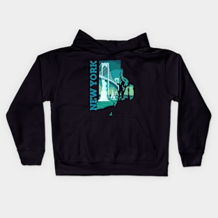 New York art Kids Hoodie